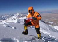 Piotr on the  Summit